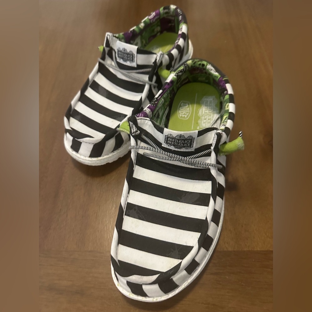 Hey Dude Beetlejuice Shoes
